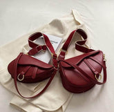 Vegan Leather Shoulder Crossbody Bag